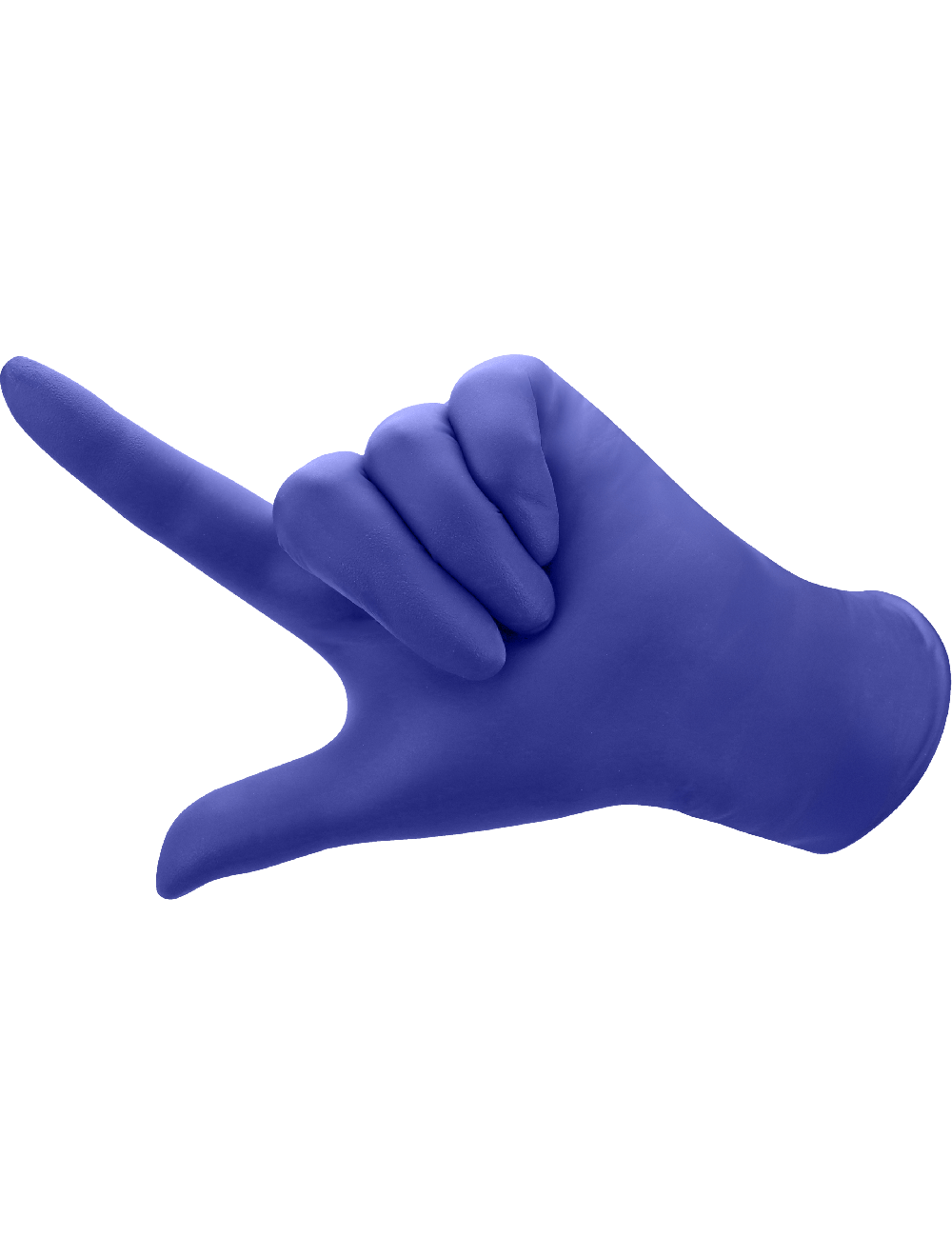 Global Glove - 705VPF - Disposable Gloves - nitrile coating - blue