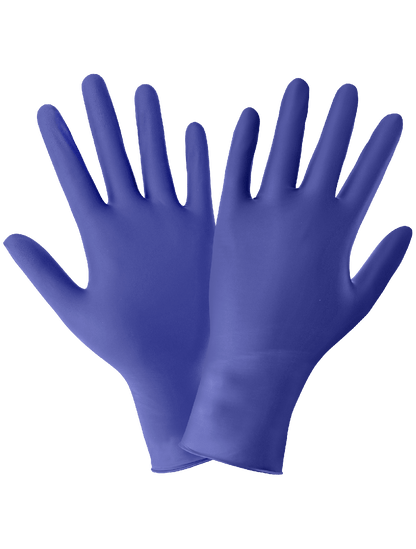 Global Glove - 705VPF - Disposable Gloves - nitrile coating - blue