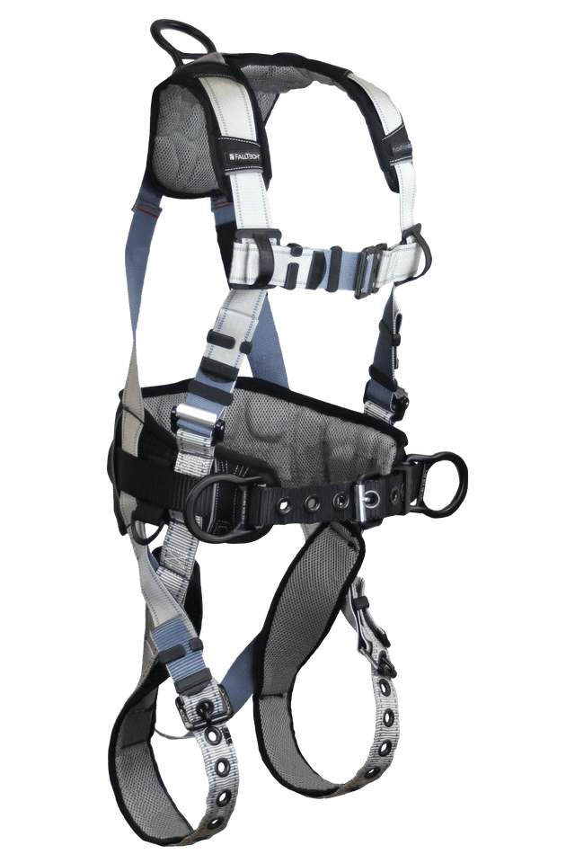 FlowTech LTE® 3D Construction Belted Full Body Harness, Tongue Buckle Leg Adjustment