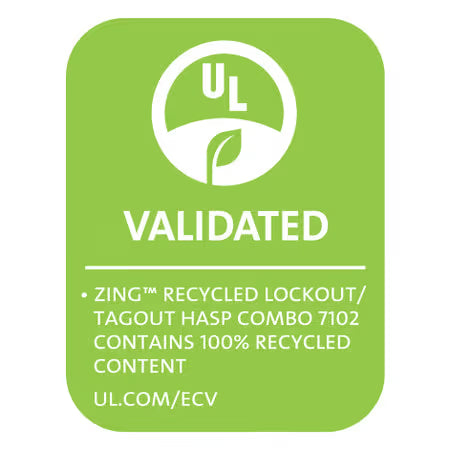 ZING Lockout Tagout Hasp - Tag Combo