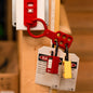 Lockout Tagout Hasp, 1" Plastic