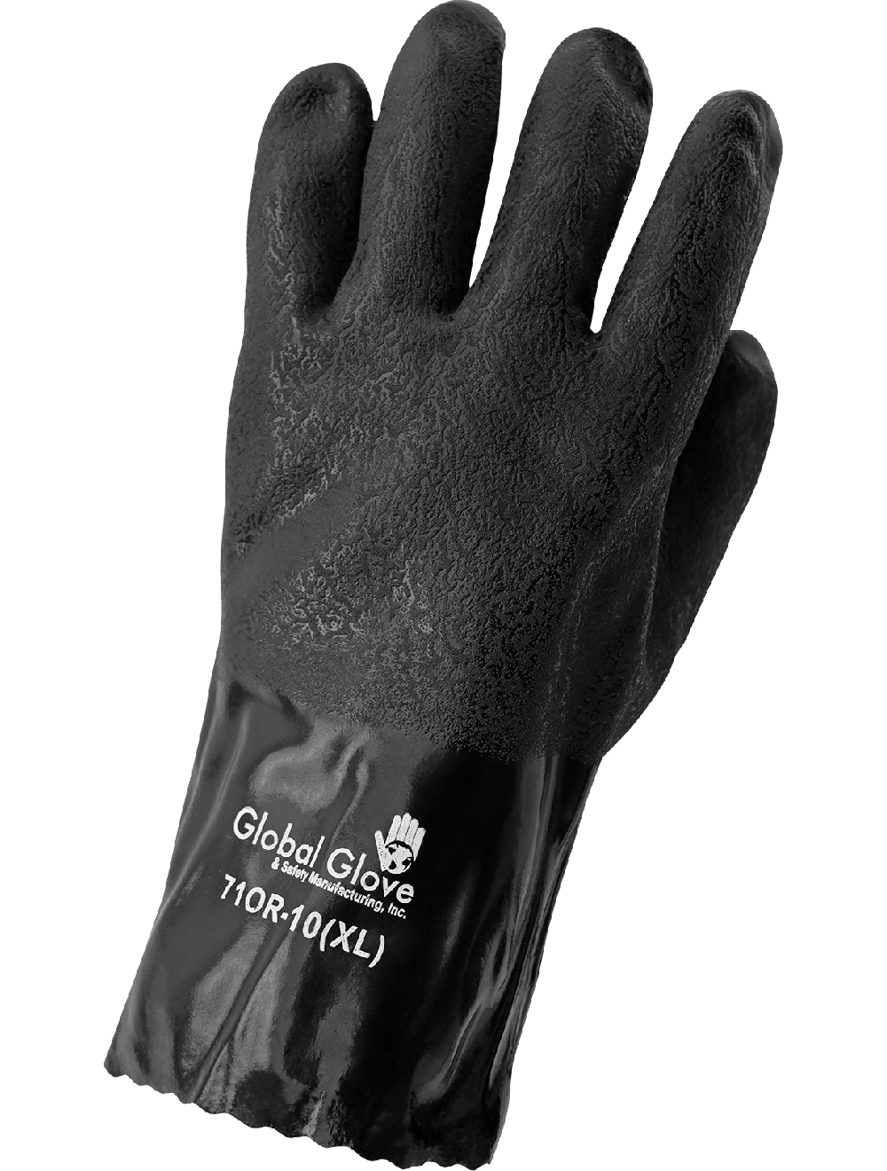 Premium 710R Chemical Handling Gloves - pvc