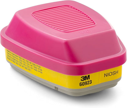 3M™ Organic Vapor/Acid Gas Cartridge/Filter 60923, P100, 2 CQ / PK