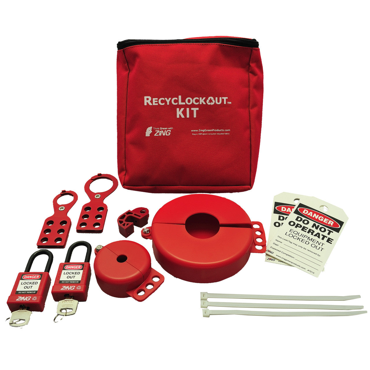 Lockout Tagout Kit, 12 Component