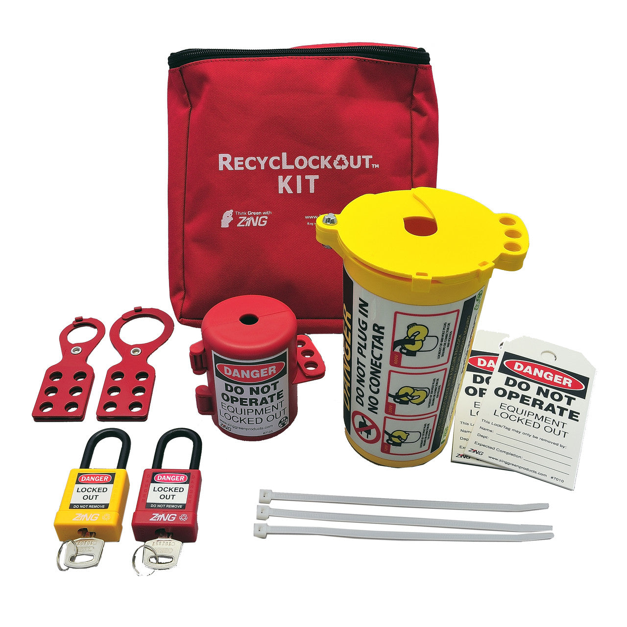 Lockout Tagout Kit, 11 Component