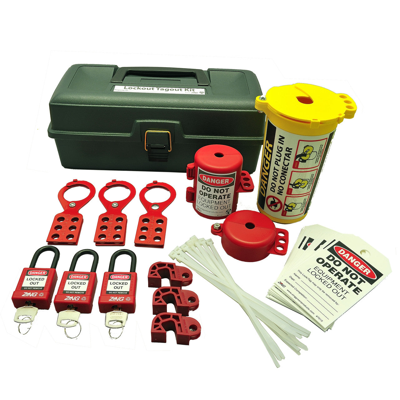 Lockout Tagout Box, 32 Component