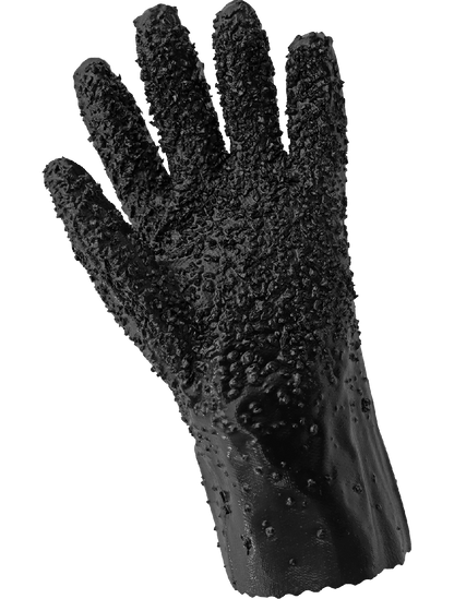 Global Glove - 712C - Coated Gloves - pvc coating - black