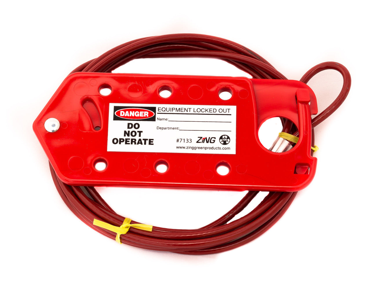 ZING Cable/Hasp Lockout Device - 10' - official Zing product image 1