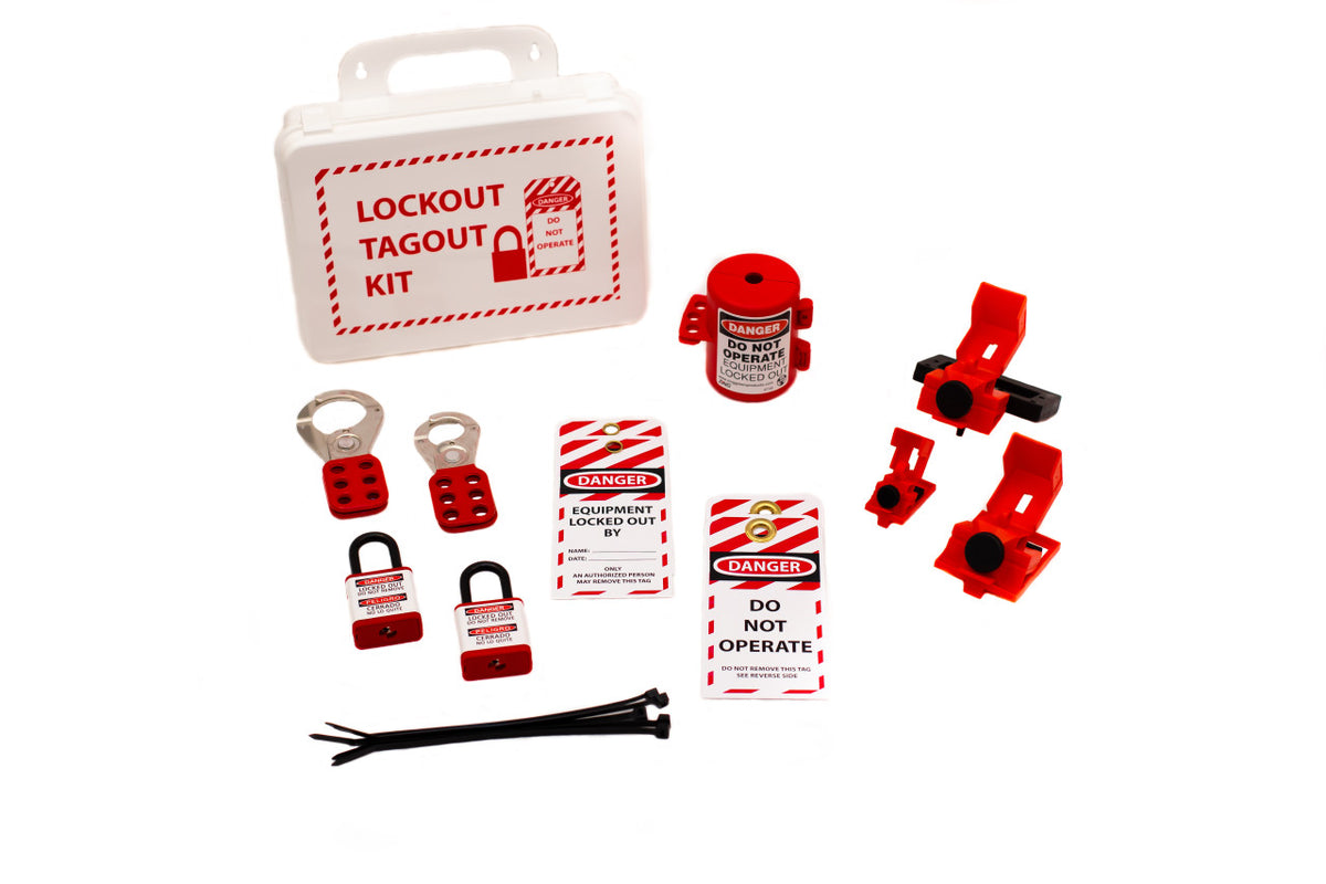 ZING Lockout Kit, Deluxe, Mountable Plastic Box - official Zing product image 1