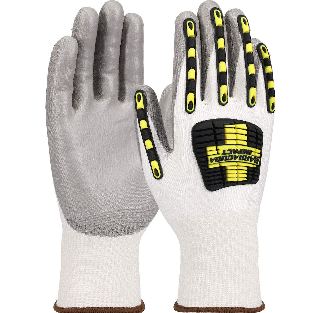 Barracuda® Seamless Knit HPPE Blended Glove with Impact Protection and Polyurethane Coated Palm & Fingers