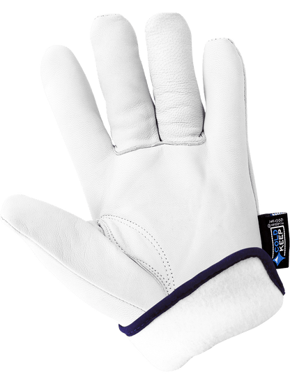 Premium-Grade Goatskin Drivers Gloves with Cold Keep® - 3200GINT - Drivers Gloves - red