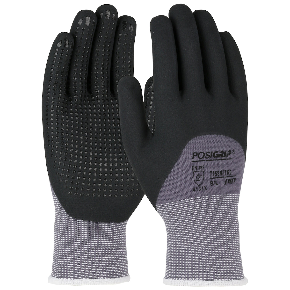 PosiGrip®: Seamless Knit Nylon/Spandex Glove with Nitrile