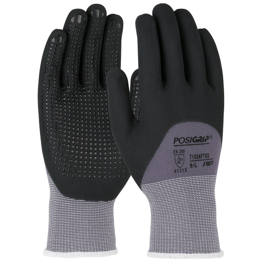 PosiGrip®: Seamless Knit Nylon/Spandex Glove with Nitrile