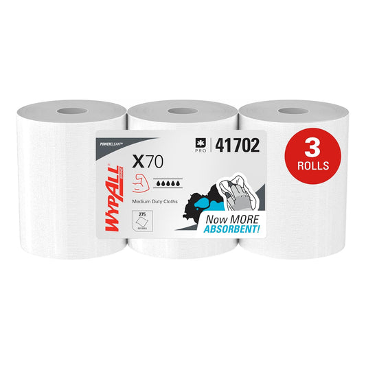 Kimberly-Clark Professional 9.8" X 13.4" WypAll X70Manufactured Rags (275 S - 41702
