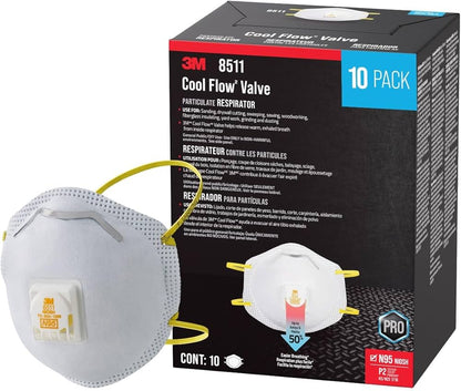 3M™ Particulate Respirator 8511, N95 10 EA / BX