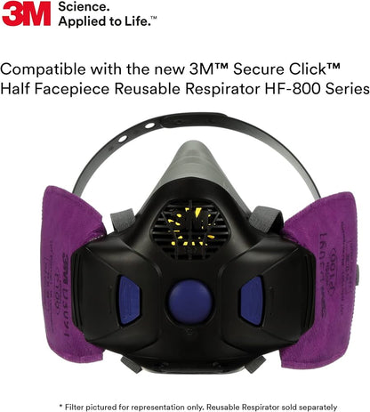 3M™ Secure Click™ Particulate Filter P100 D3091, 100 EA/Case