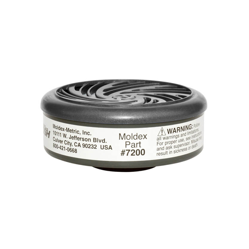 Acid Gas Cartridges For 7000/7800/9000 Series Respirators - Moldex 7200