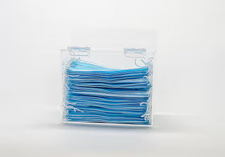 ZING Surgical Mask Dispenser, Wall Mount, 8X5X8", Acrylic
