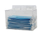 ZING Face Mask Dispenser With Lid - 8 1/4"W X 4"D X 5 3/5"H, Acrylic - official Zing product image 1