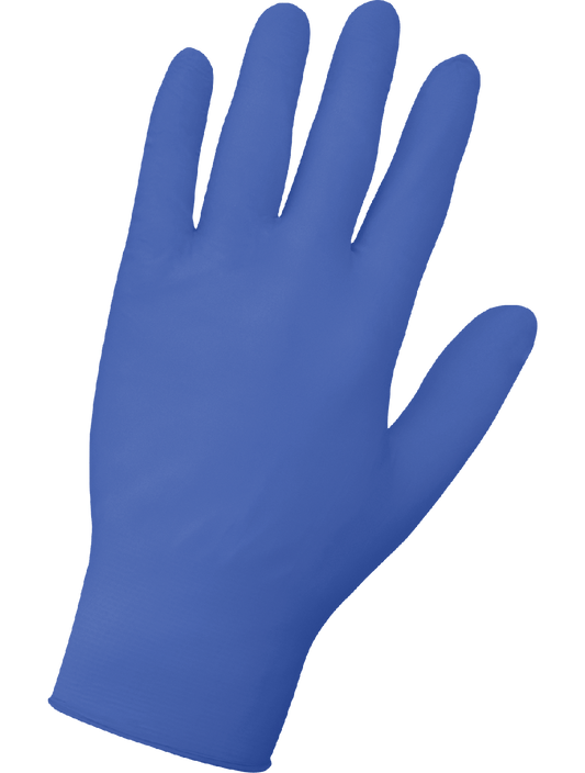 Nitrile, 725PF Disposable Gloves - nitrile - blue