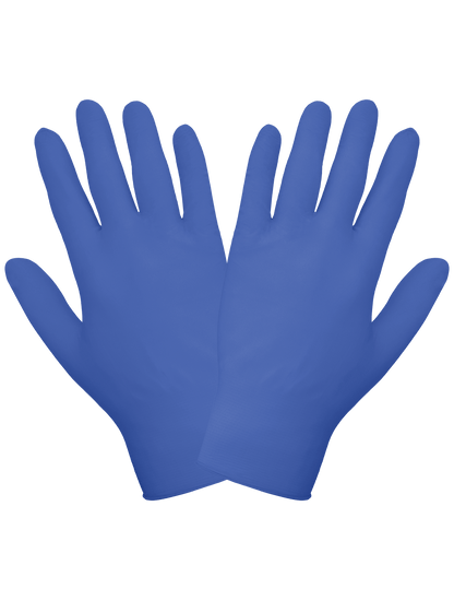 Global Glove - 725PF - Disposable Gloves - nitrile coating - blue
