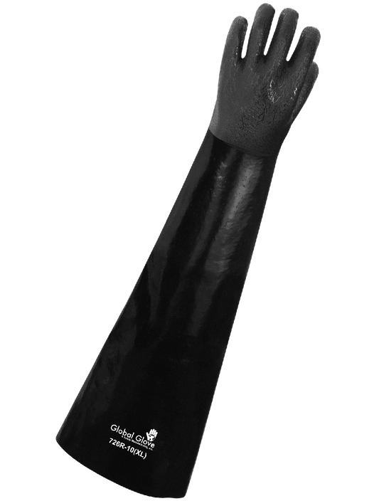 Premium 726R Chemical Handling Gloves - pvc