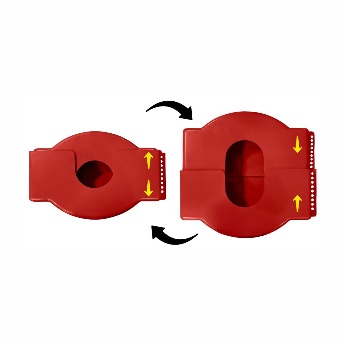 ZING Gate Valve Lockout - Adjustable 6"-15", Plastic - official Zing product image 5