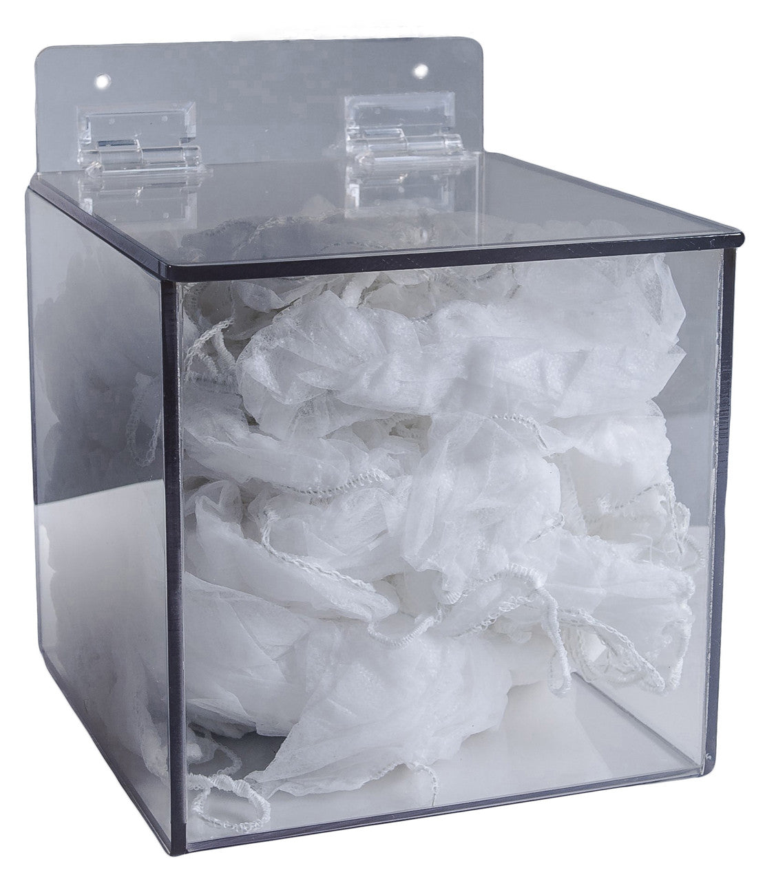 Beard/Hair Net Dispenser, Hinged Lid