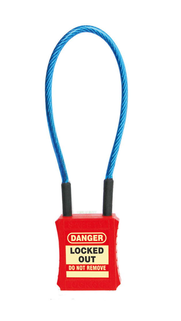 ZING Cable Lockout Safety Padlock, 1 Ft Cable - official Zing product image 1