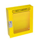 ZING Key Cabinet Wit Clear Fascia, 160 Key, 18"Hx15"Wx4"D - official Zing product image 1
