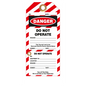 7352 Do Not Operate Lockout Tag with Perforated Stub
