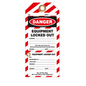 7356  Equipment Locked Out Tag with Perforated Stub