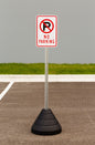 ZING Sign Base, 72 Lb, Post And No Parking Sign - official Zing product image 1