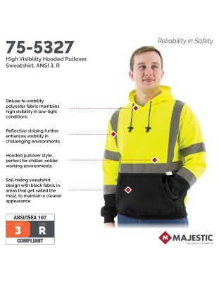 Majestic 75-5327/S Hi-Vis Safety Apparel product image