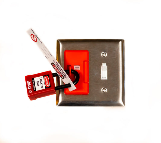ZING Wall Switch Lockout - Side Hinge - official Zing product image 1