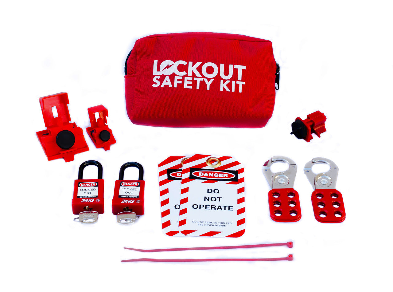 ZING Portable Lockout Kit, Electrical, Pouch.. - official Zing product image 1
