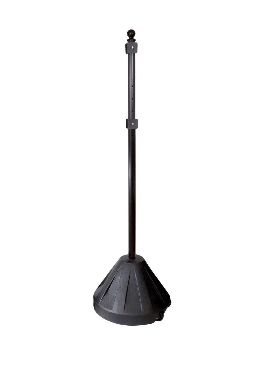 ZING Sign Base - Fillable, 25 Lbs With 60" Predrilled Pole -.. - official Zing product image 1