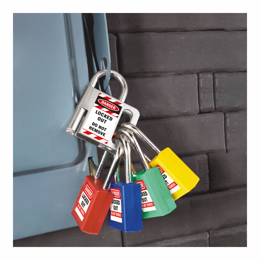 ZING Lockout Hasp, Stainless Steel, Heavy Duty - Butterfly Style, 1" - official Zing product image 2