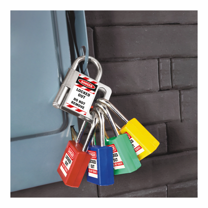 ZING Lockout Hasp, Stainless Steel, Heavy Duty - Butterfly Style, 1" - official Zing product image 2