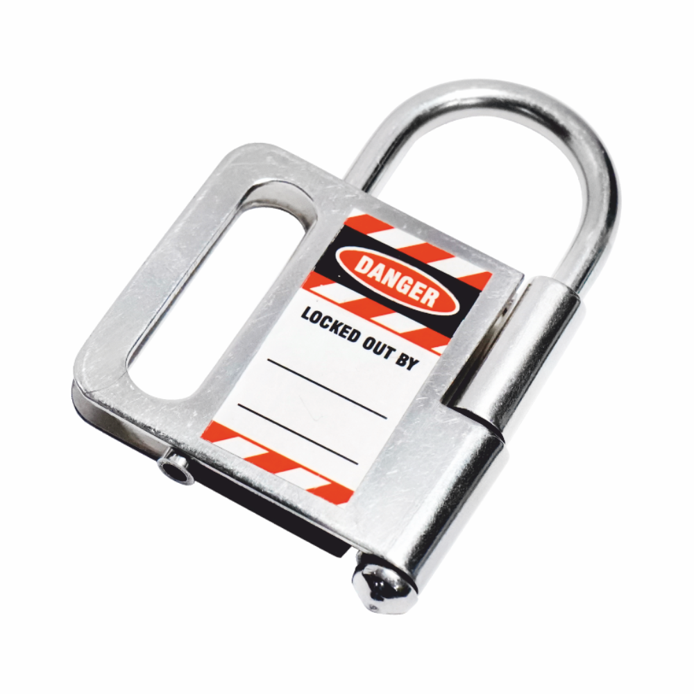ZING Lockout Hasp, Stainless Steel, Heavy Duty - Butterfly Style, 1" - official Zing product image 1