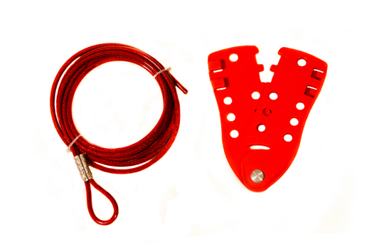 ZING Cable Lockout With 9 Ft. Cable 7-Hole - official Zing product image 1