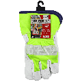 Global Glove - 1100GHV - Leather Palm Gloves - green