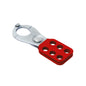 ZING Lockout Hasp, Steel, 1 In.,6-Hole, With Tabs - 7644