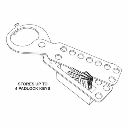ZING Group Lockout Hasp - Steel