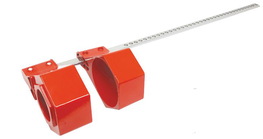 ZING Blind Flange Lockout - Large: Nut Dia. 2 - 2-3/4", Pipe Dia. 14-24" - official Zing product image 1