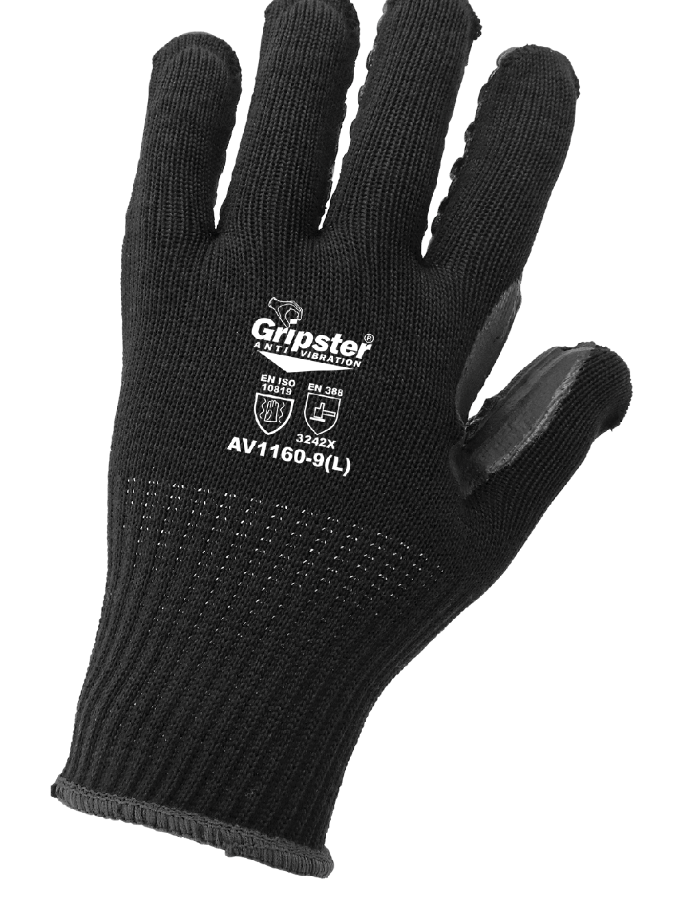 Gripster® - AV1160 - Gloves - rubber coating - red