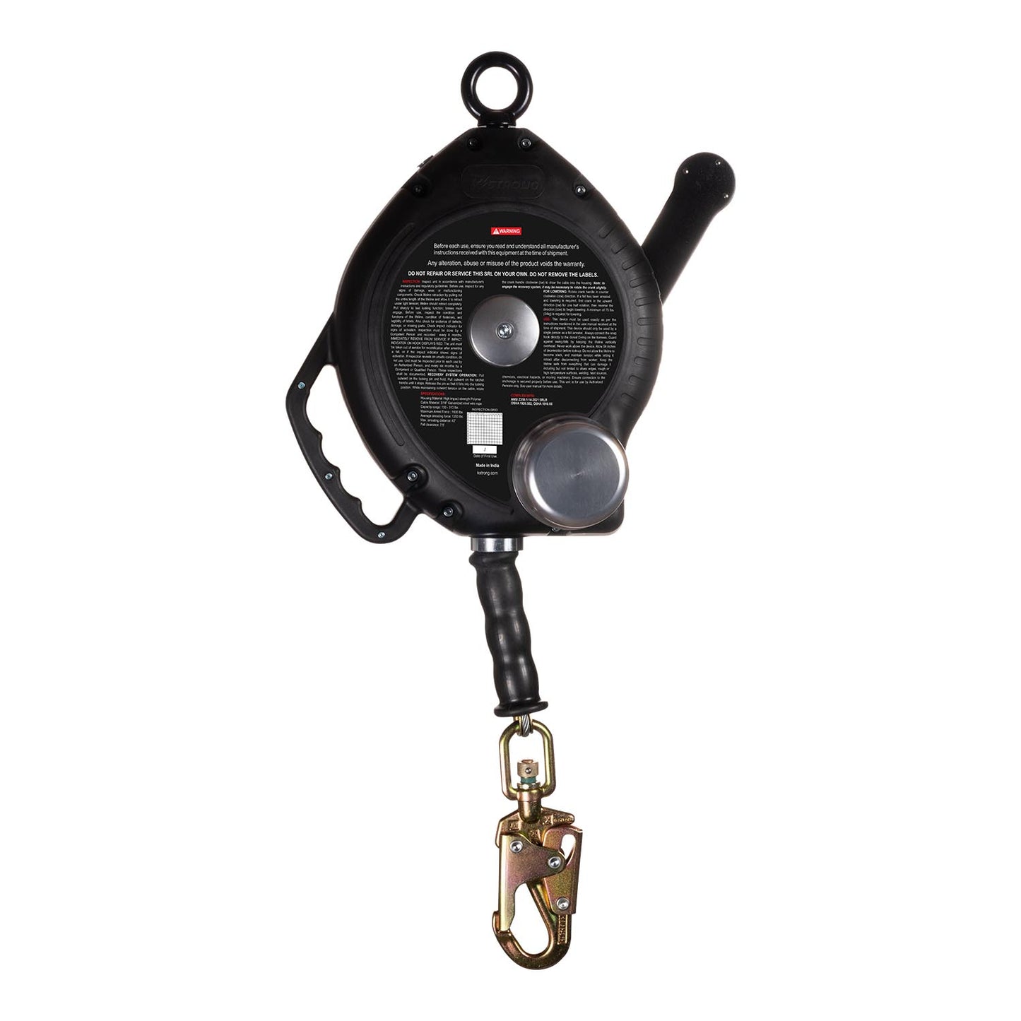 KStrong® BRUTE™ 60 ft. Wire Cable 3-Way Rescue Retrieval SRL-R (ANSI)