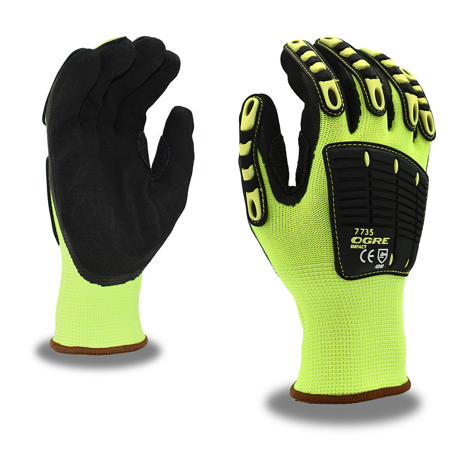 Cordova Ogre-impact™ 13-gauge, HI-VIS Lime P #7735 - 7735S