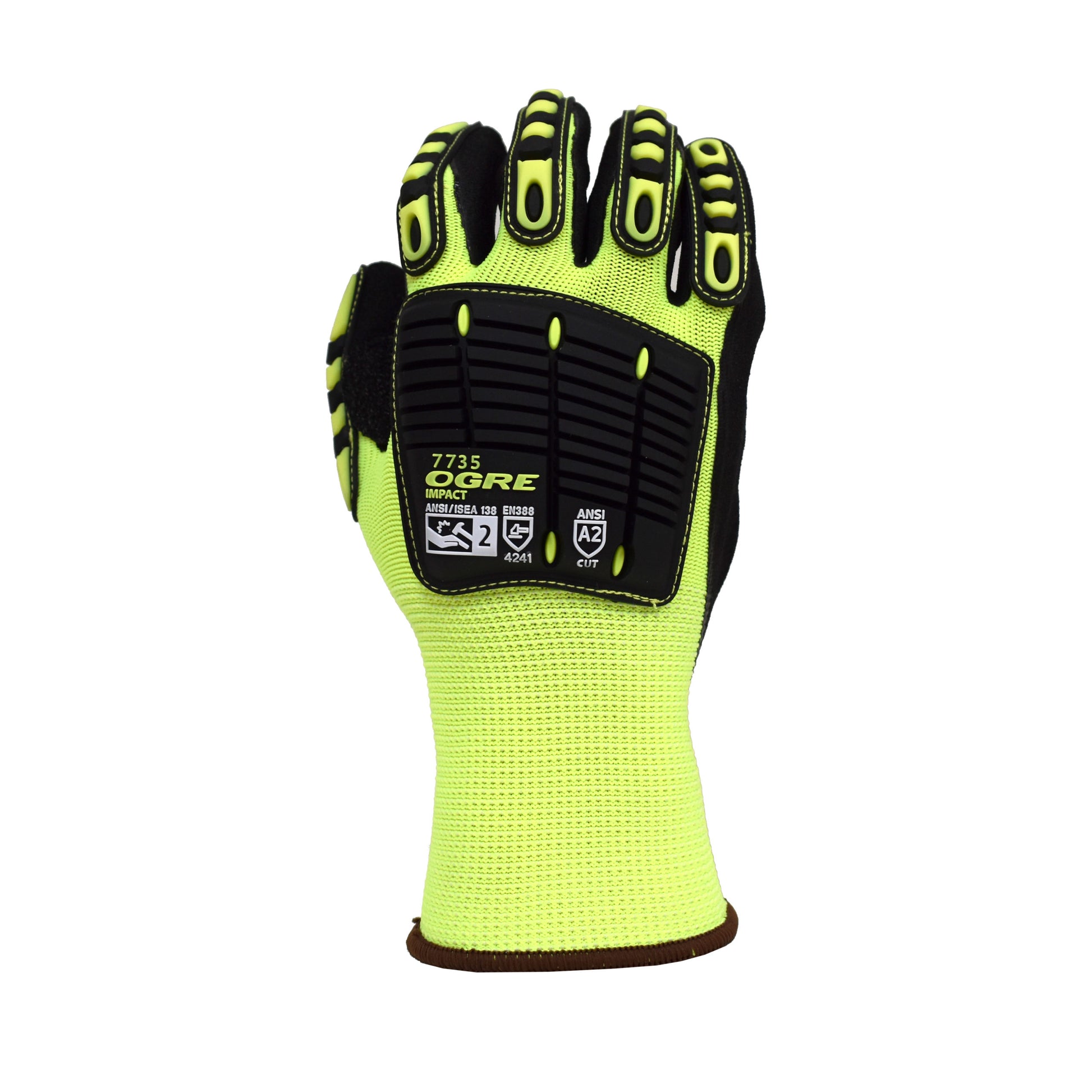Cordova Ogre-impact™ 13-gauge, HI-VIS Lime P #7735 - 7735S image 3