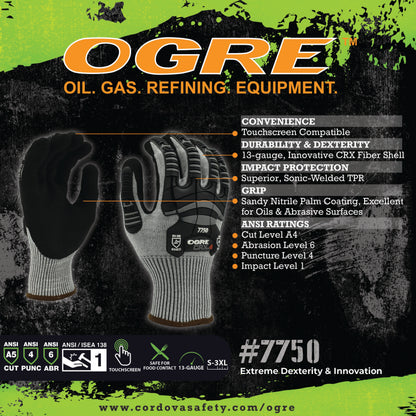 Cordova Ogre Crx-4, 13g Dark Gray Crx Fiber (no #7750 - 7750S image 3